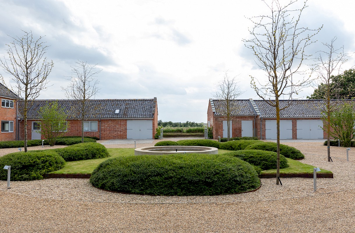Exterior yard